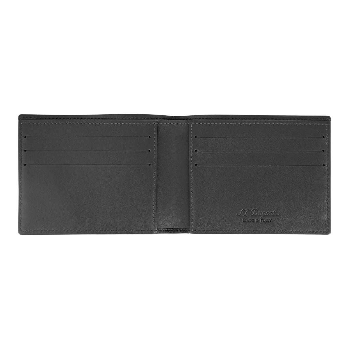 Бумажник Line D 161108 Цвет Чёрный Гладкая кожа с узором Firehead | S.T. Dupont