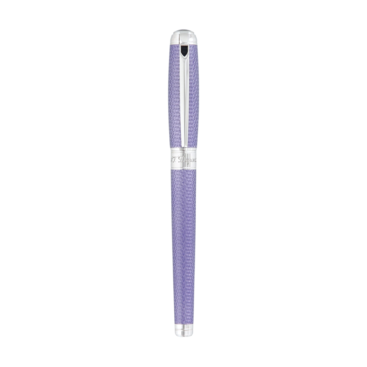 Перьевая ручка Line D 410000L Цвет Фиолетовый Покрытие палладием, натуральный лак | S.T. Dupont