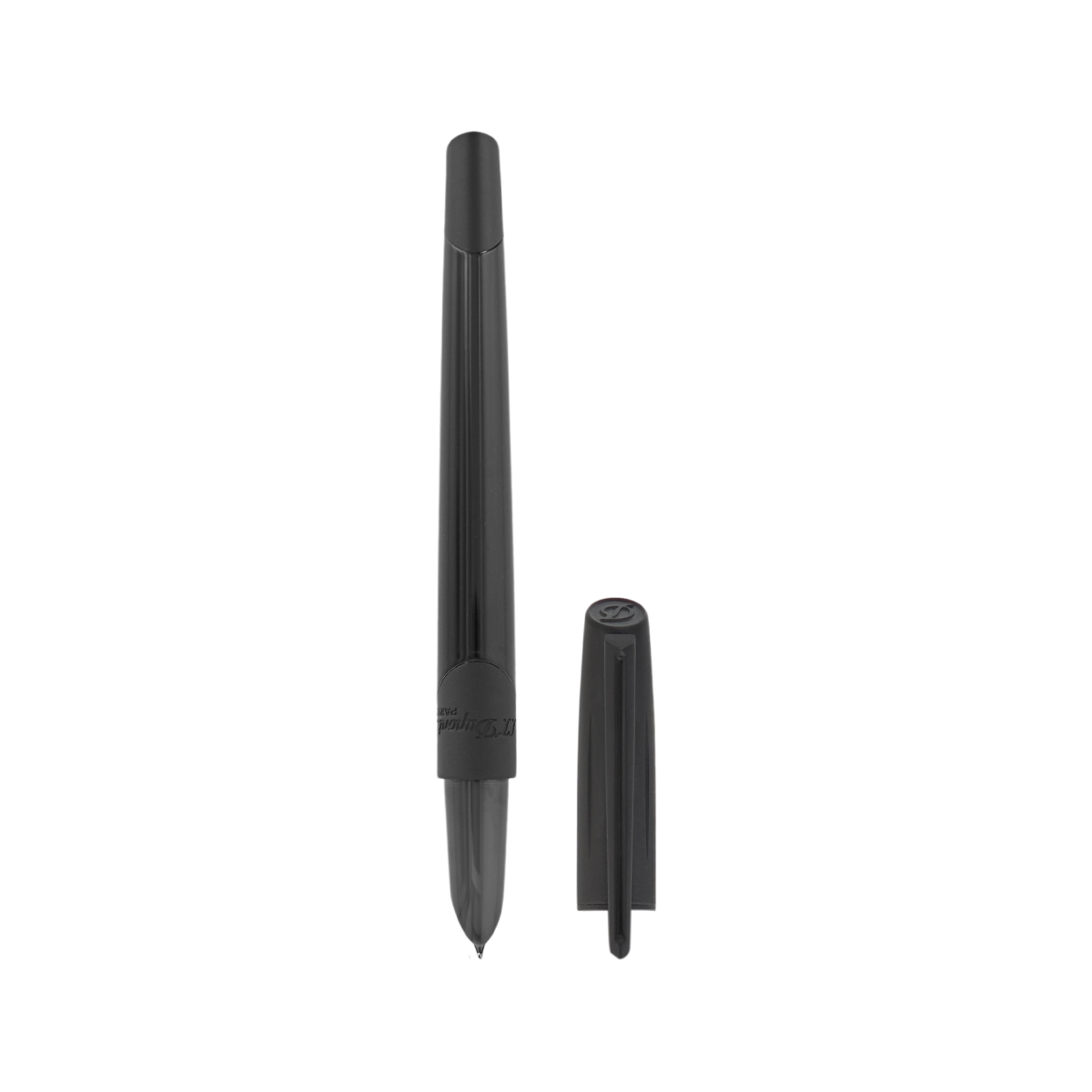 Перьевая ручка Defi Millenium 400003 Цвет Чёрный Глянцевый лак, матовое PVD-покрытие | S.T. Dupont