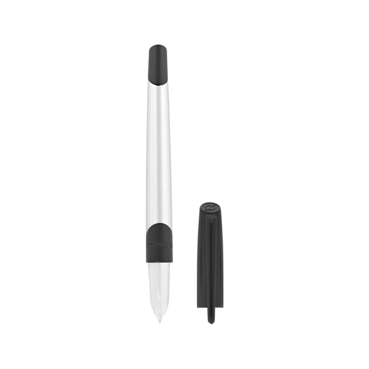 Перьевая ручка Defi Millenium 400004 Цвет Чёрный Матовый хром, матовое PVD-покрытие | S.T. Dupont