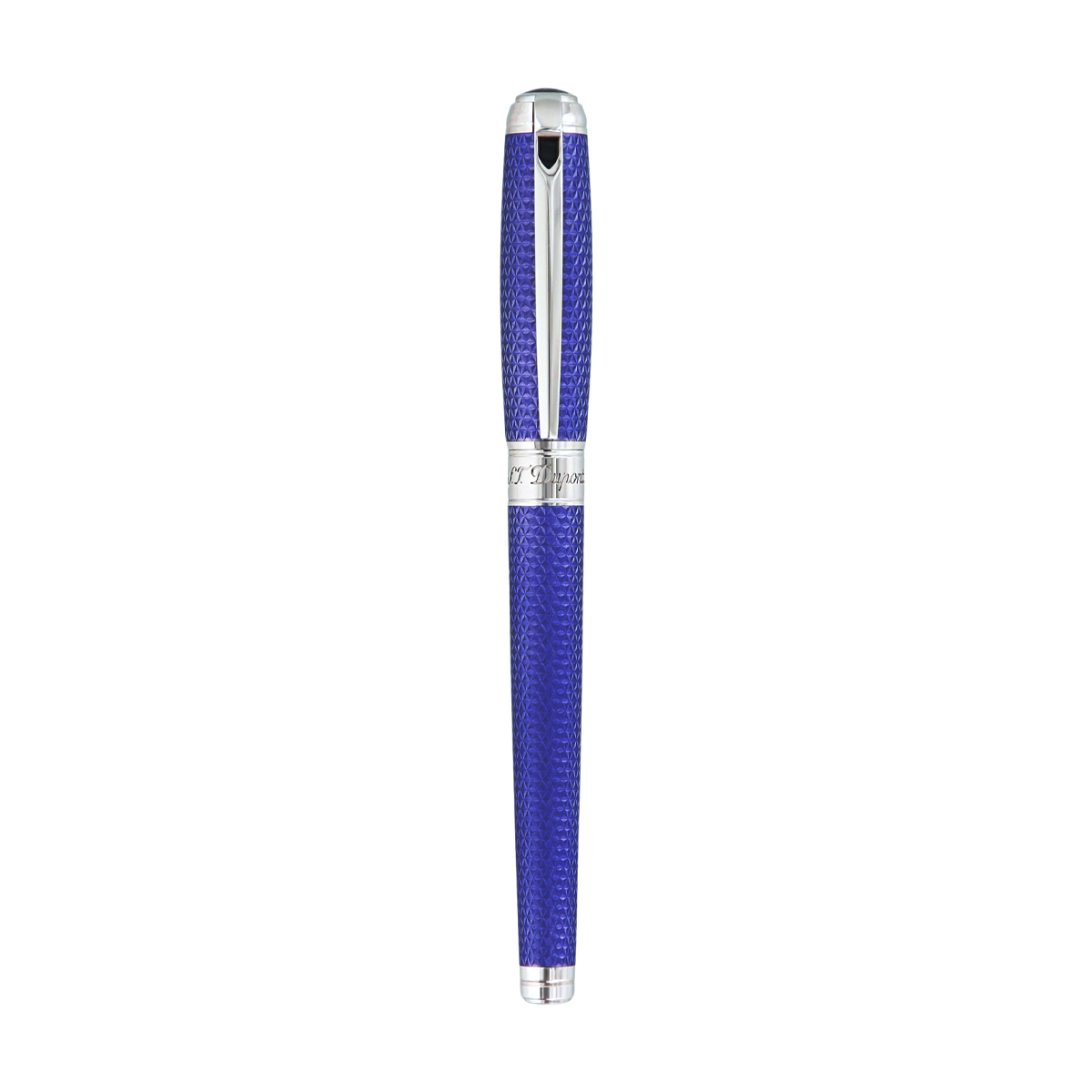 Ручка-роллер Line D 412001L Цвет Синий Покрытие палладием, натуральный лак | S.T. Dupont