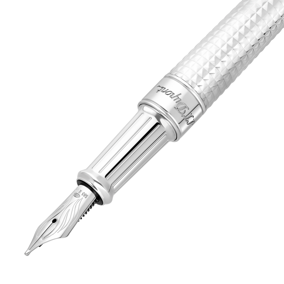 Перьевая ручка Eternity Line D 420014M Цвет Серебристый Отделка палладием и лаком | S.T. Dupont