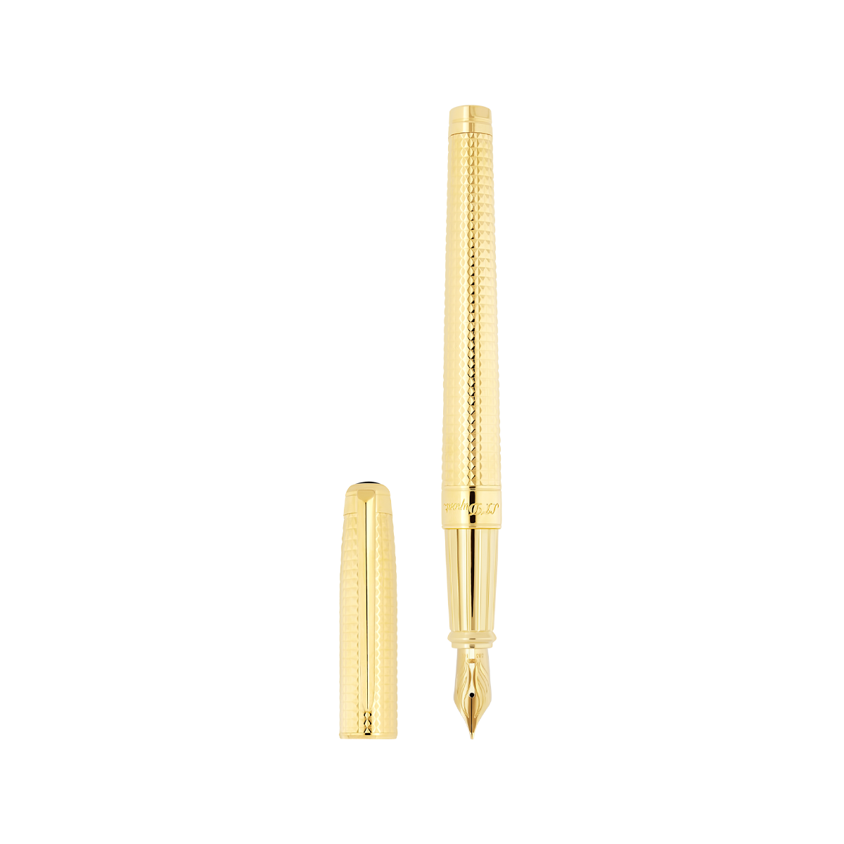 Перьевая ручка Eternity Line D 420015L Цвет Золотистый Отделка позолотой и лаком | S.T. Dupont