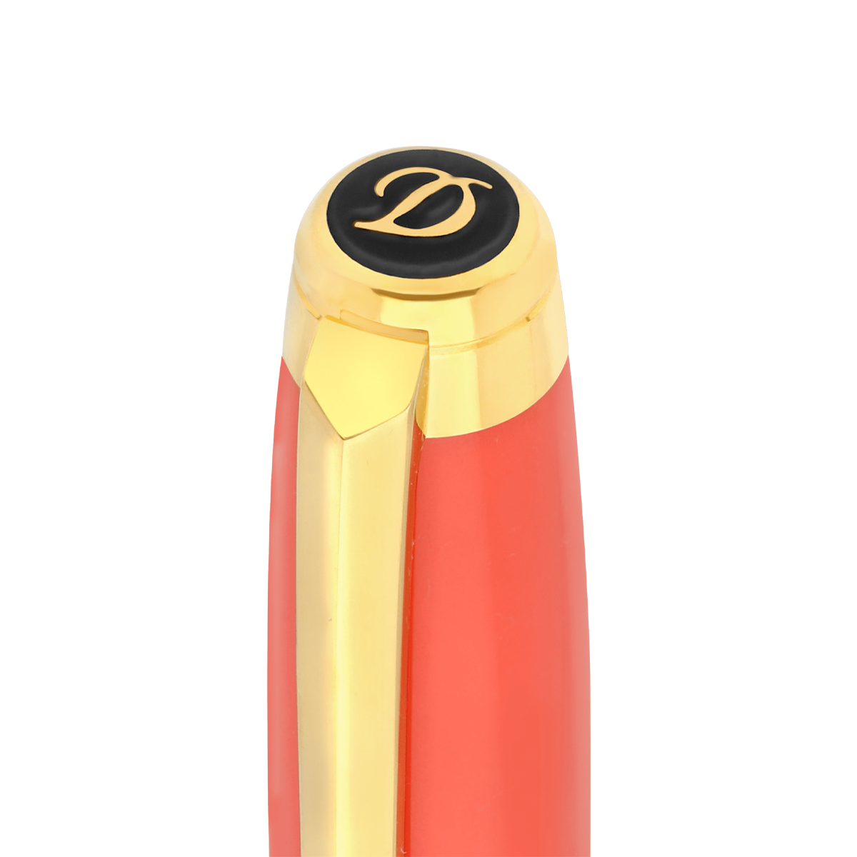 Перьевая ручка Eternity Line D 420018M Цвет Оранжевый Отделка позолотой и натуральным лаком | S.T. Dupont