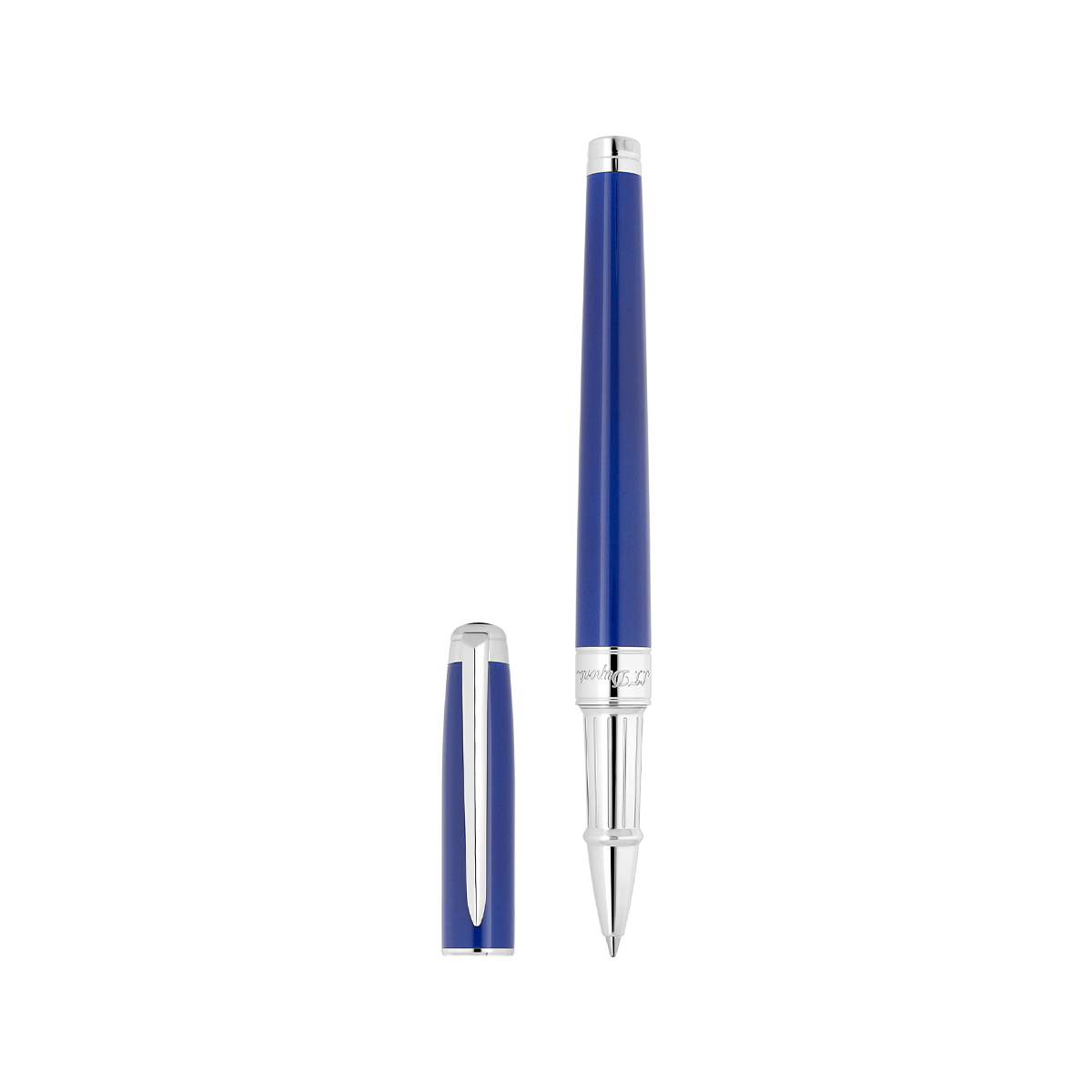 Ручка-роллер Eternity Line D 422016M Цвет Синий Покрытие палладием и натуральным лаком | S.T. Dupont