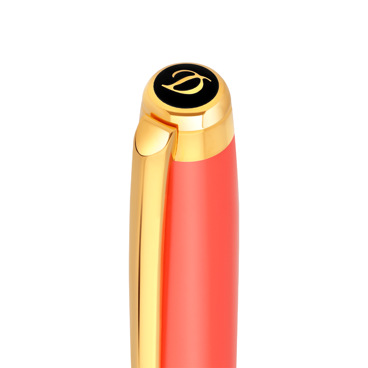 Ручка-роллер Eternity Line D 422018M Цвет Оранжевый Отделка позолотой и натуральным лаком | S.T. Dupont
