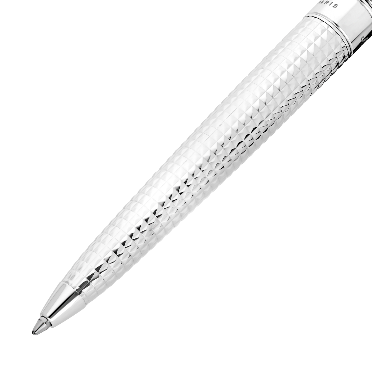 Шариковая ручка Eternity Line D 425014M Цвет Серебристый Отделка палладием и лаком | S.T. Dupont