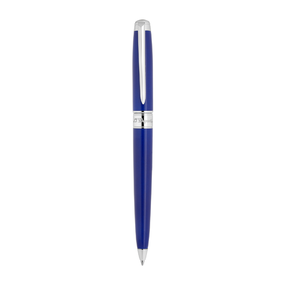Шариковая ручка Eternity Line D 425016M Цвет Синий Отделка палладием и натуральным лаком | S.T. Dupont