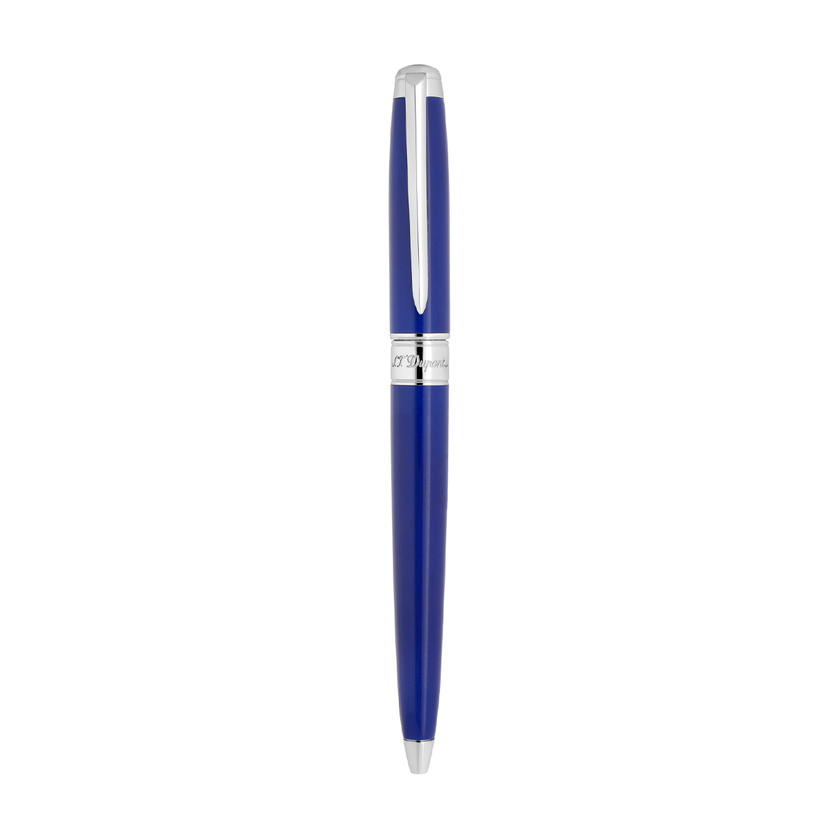 Шариковая ручка Eternity Line D 425016M Цвет Синий Отделка палладием и натуральным лаком | S.T. Dupont