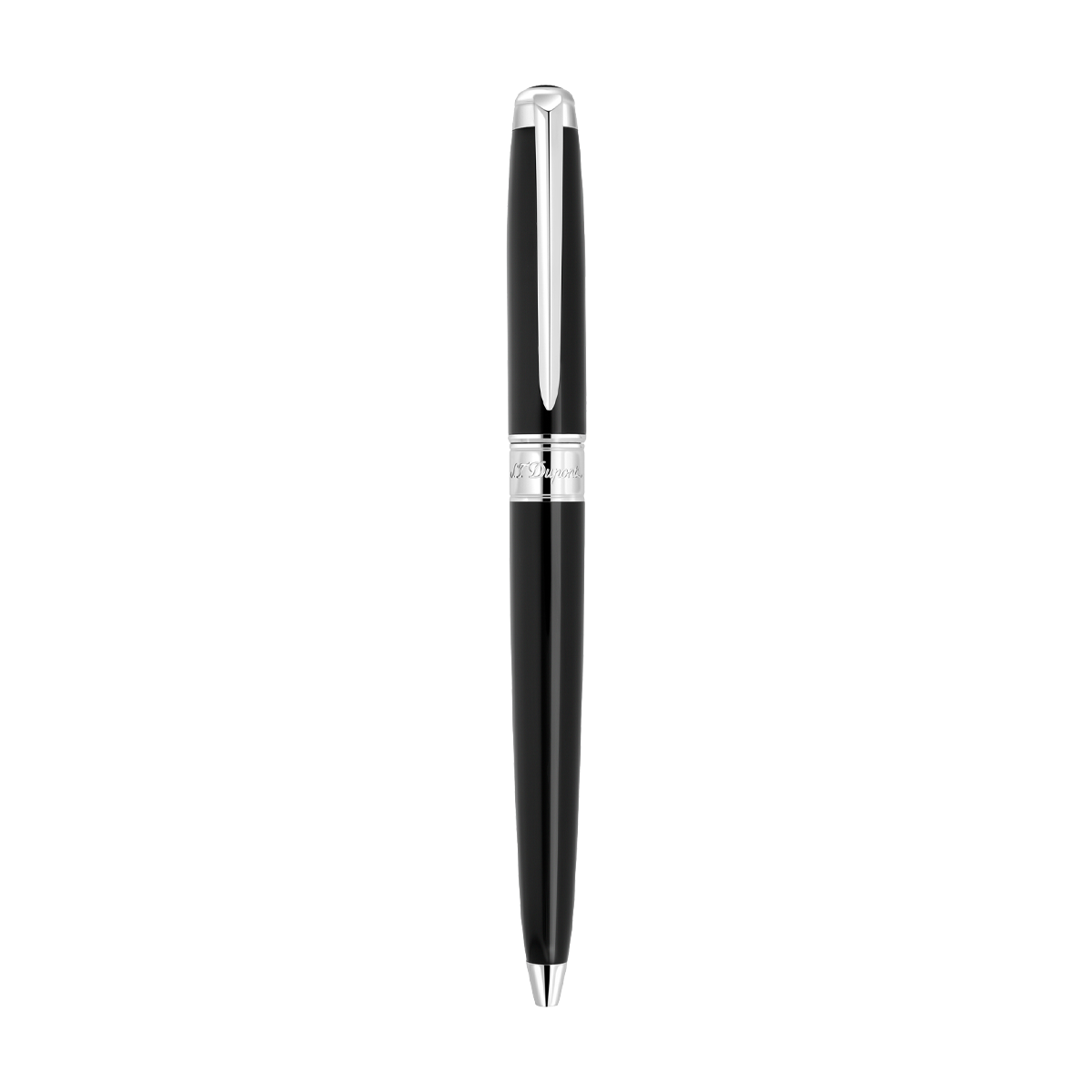Шариковая ручка Eternity Line D 425220M Цвет Чёрный Отделка палладием и натуральным лаком | S.T. Dupont