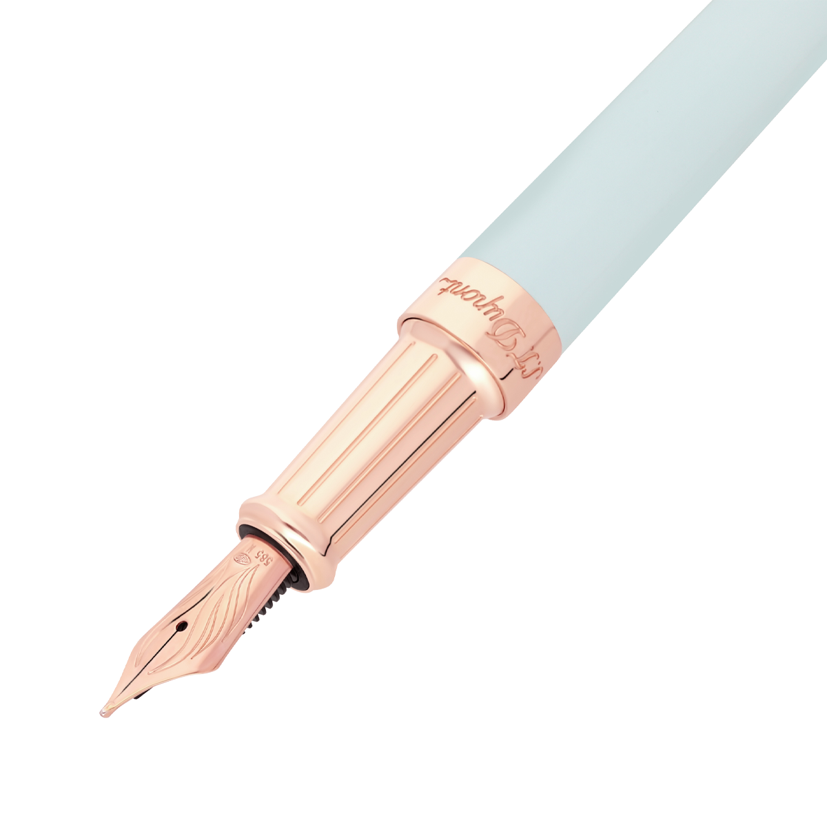 Перьевая ручка Liberte 460227F Цвет Белый Отделка позолотой и натуральным лаком | S.T. Dupont