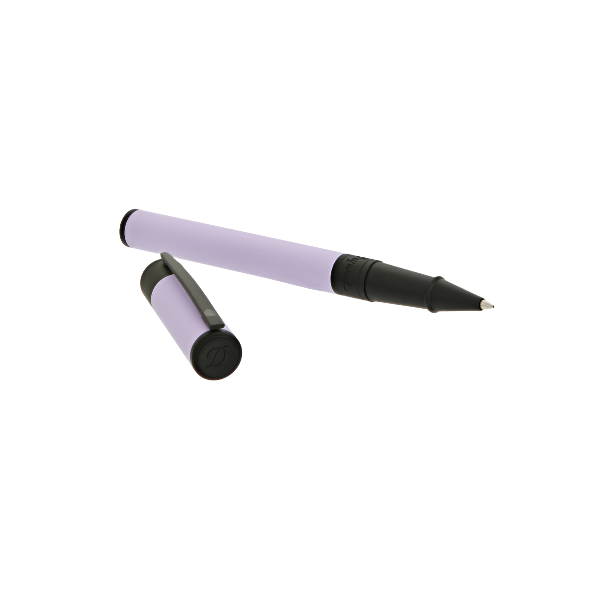 Ручка-роллер D-Initial 262001 Цвет Фиолетовый Матовый лак, PVD-покрытие | S.T. Dupont
