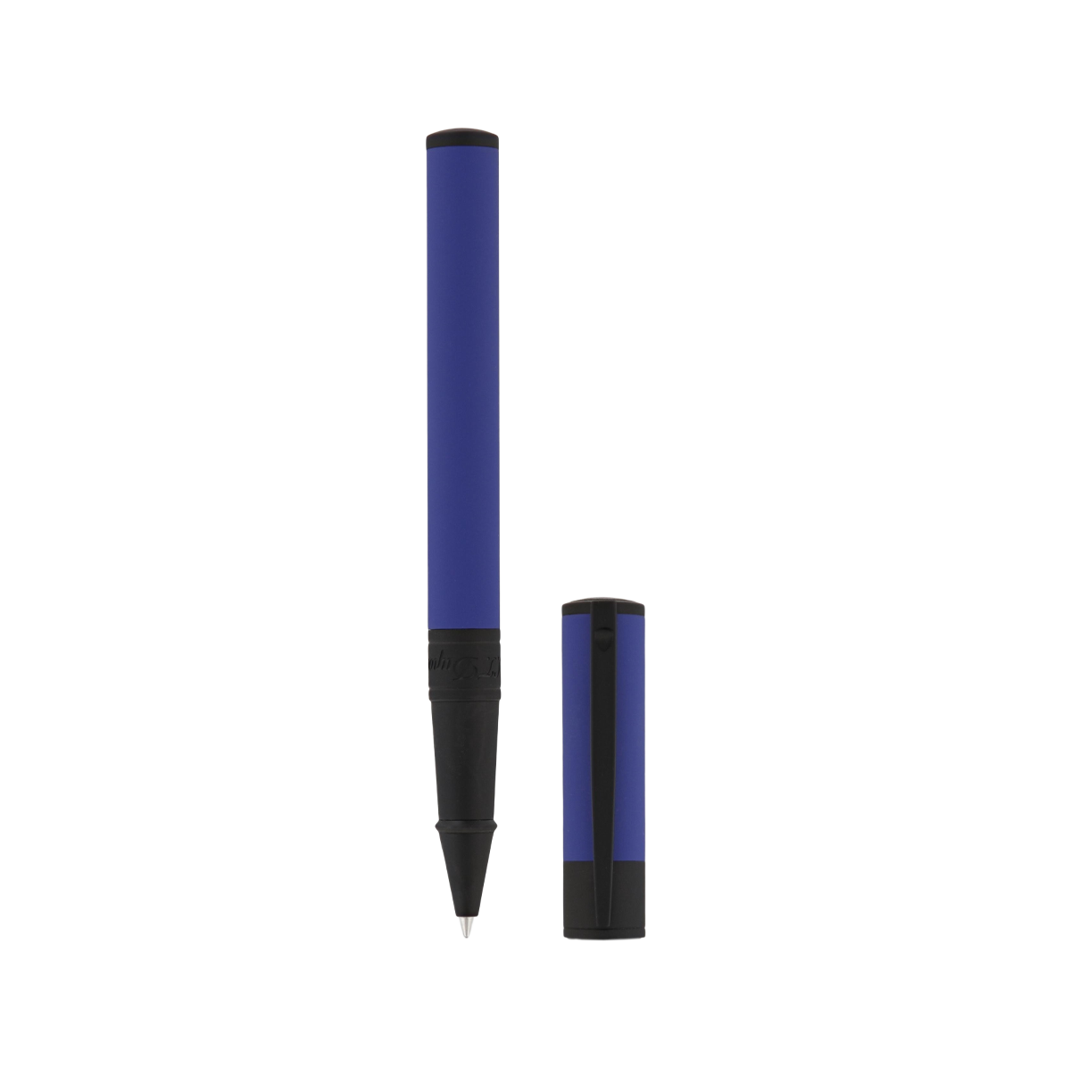 Ручка-роллер D-Initial 262002 Цвет Синий Матовый лак, PVD-покрытие | S.T. Dupont