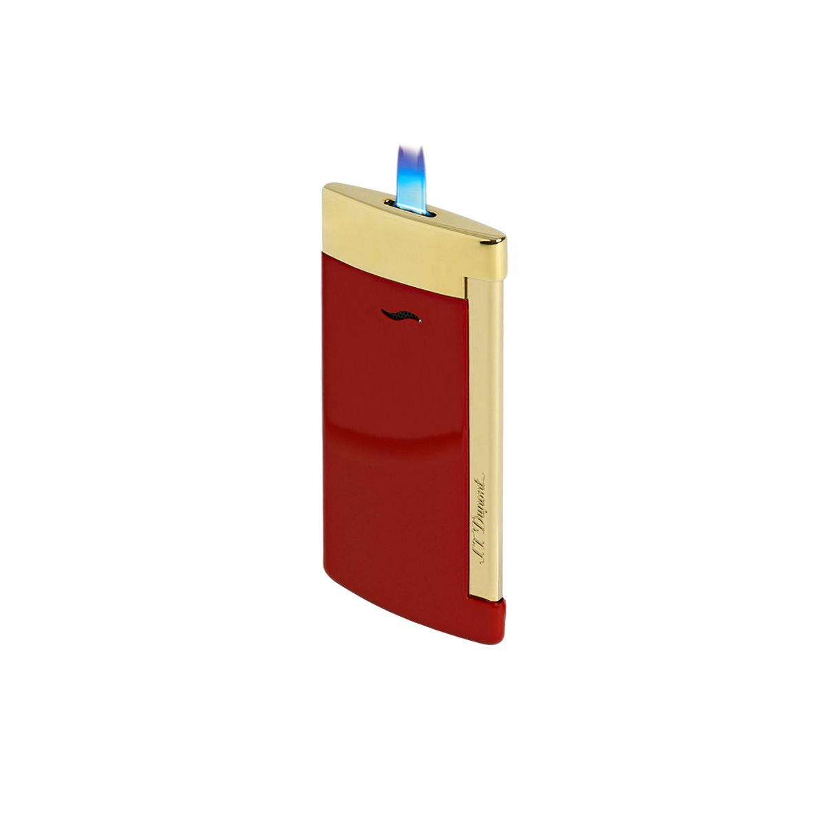 Зажигалка Slim 7 27774 Цвет Красный Отделка позолотой и лаком | S.T. Dupont