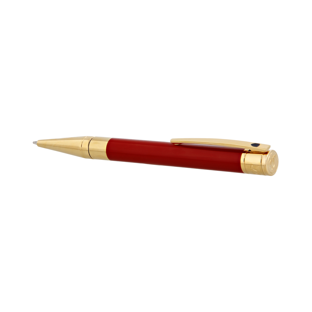 Шариковая ручка D-Initial 265028 Цвет Красный Отделка позолотой и лаком | S.T. Dupont