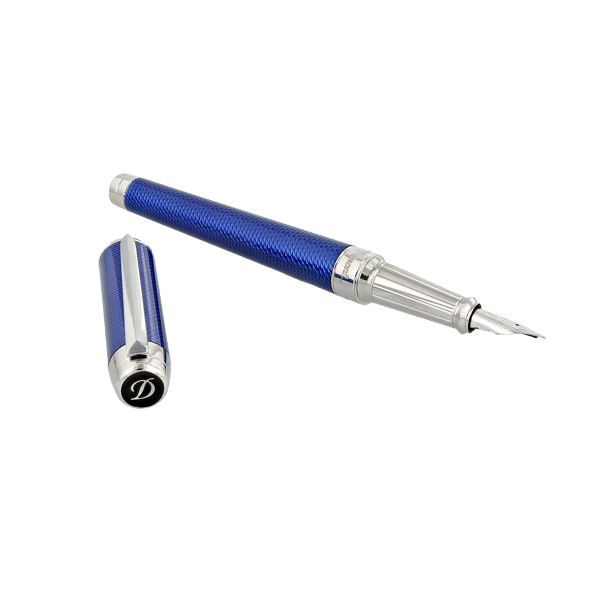 Перьевая ручка Eternity Line D 420011XL Цвет Синий Отделка палладием и лаком | S.T. Dupont