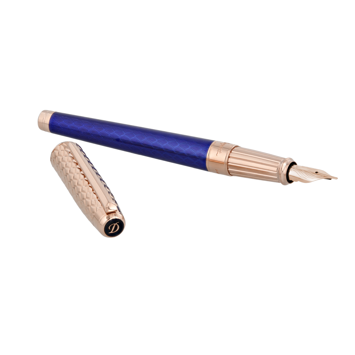 Перьевая ручка Eternity Line D 420030L Цвет Синий Отделка позолотой и лаком | S.T. Dupont