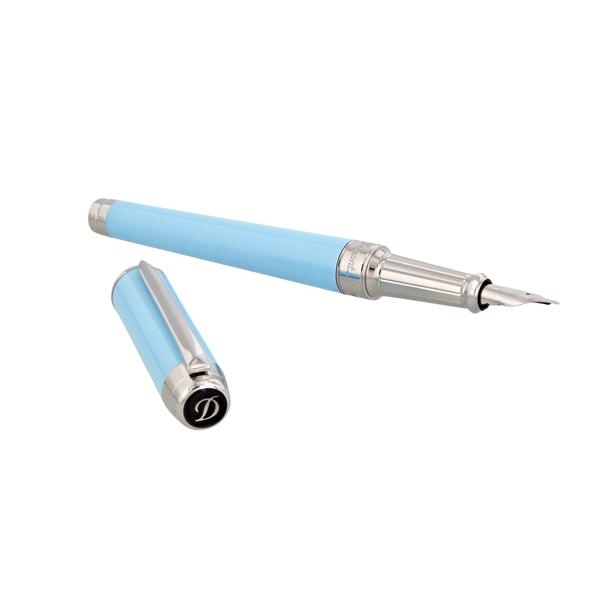 Перьевая ручка Eternity Line D 420221XL Цвет Голубой Отделка палладием и натуральным лаком | S.T. Dupont