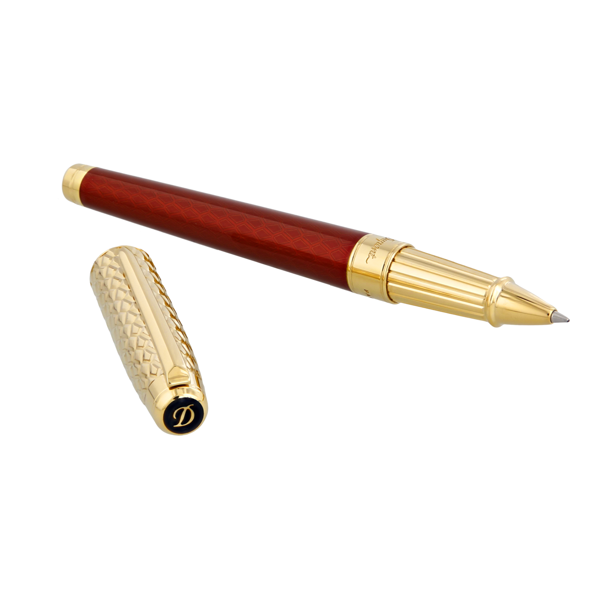 Ручка-роллер Eternity Line D 422028L Цвет Красный Отделка позолотой и лаком | S.T. Dupont