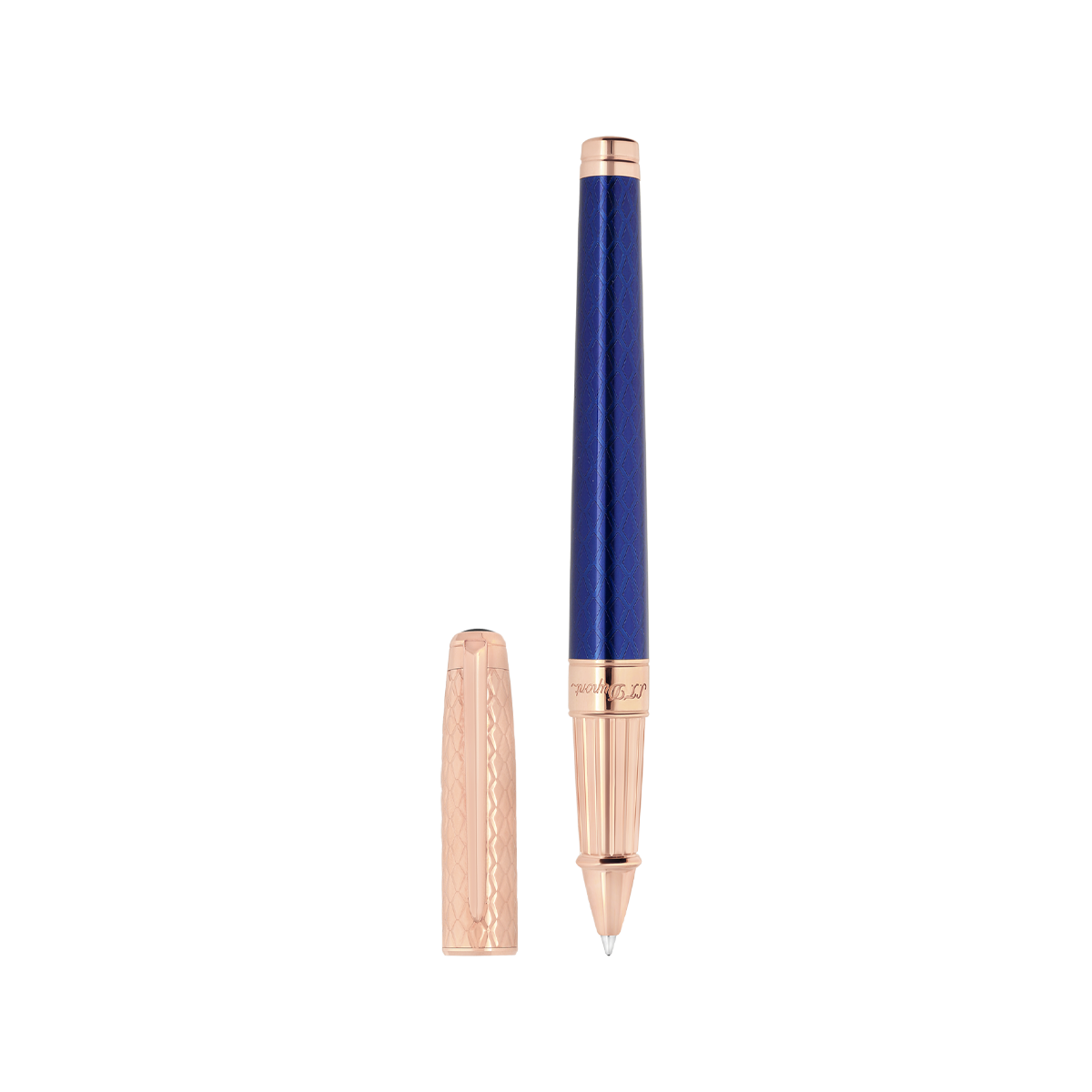 Ручка-роллер Eternity Line D 422030L Цвет Синий Отделка позолотой и лаком | S.T. Dupont