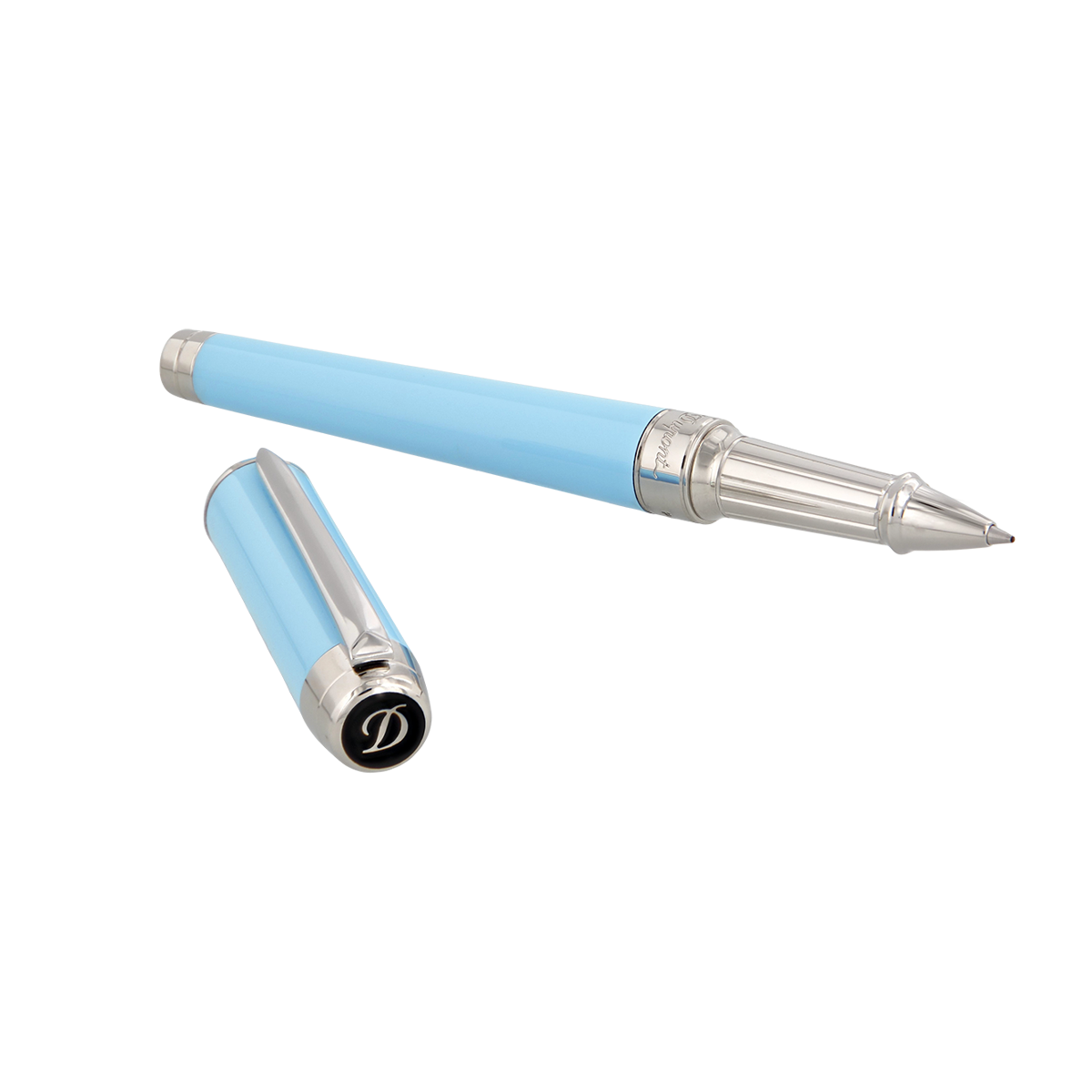 Ручка-роллер Eternity Line D 422221XL Цвет Голубой Отделка палладием и натуральным лаком | S.T. Dupont