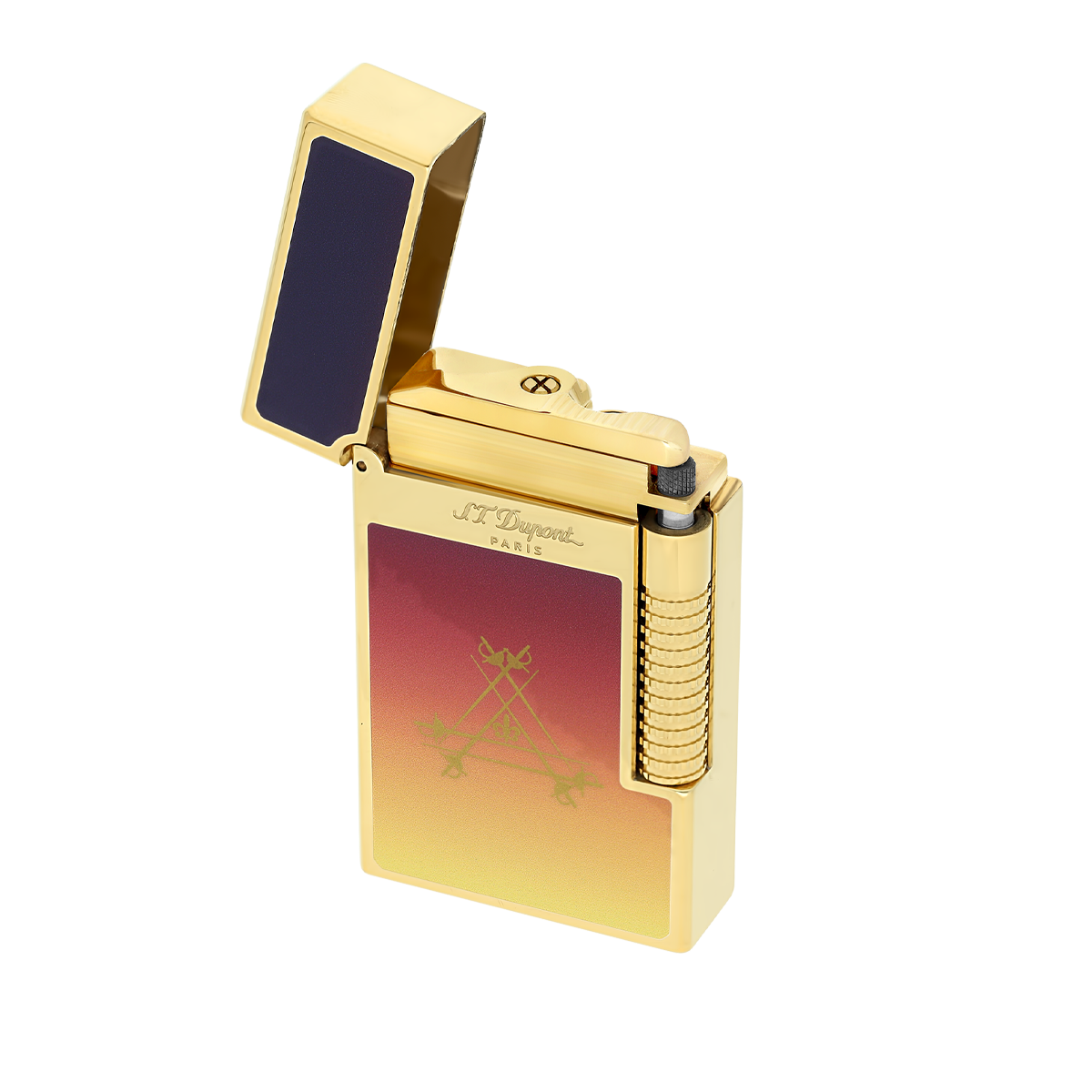 Зажигалка Montecristo C23034 Цвет Многоцветный Зажигалка, позолота, лак | S.T. Dupont