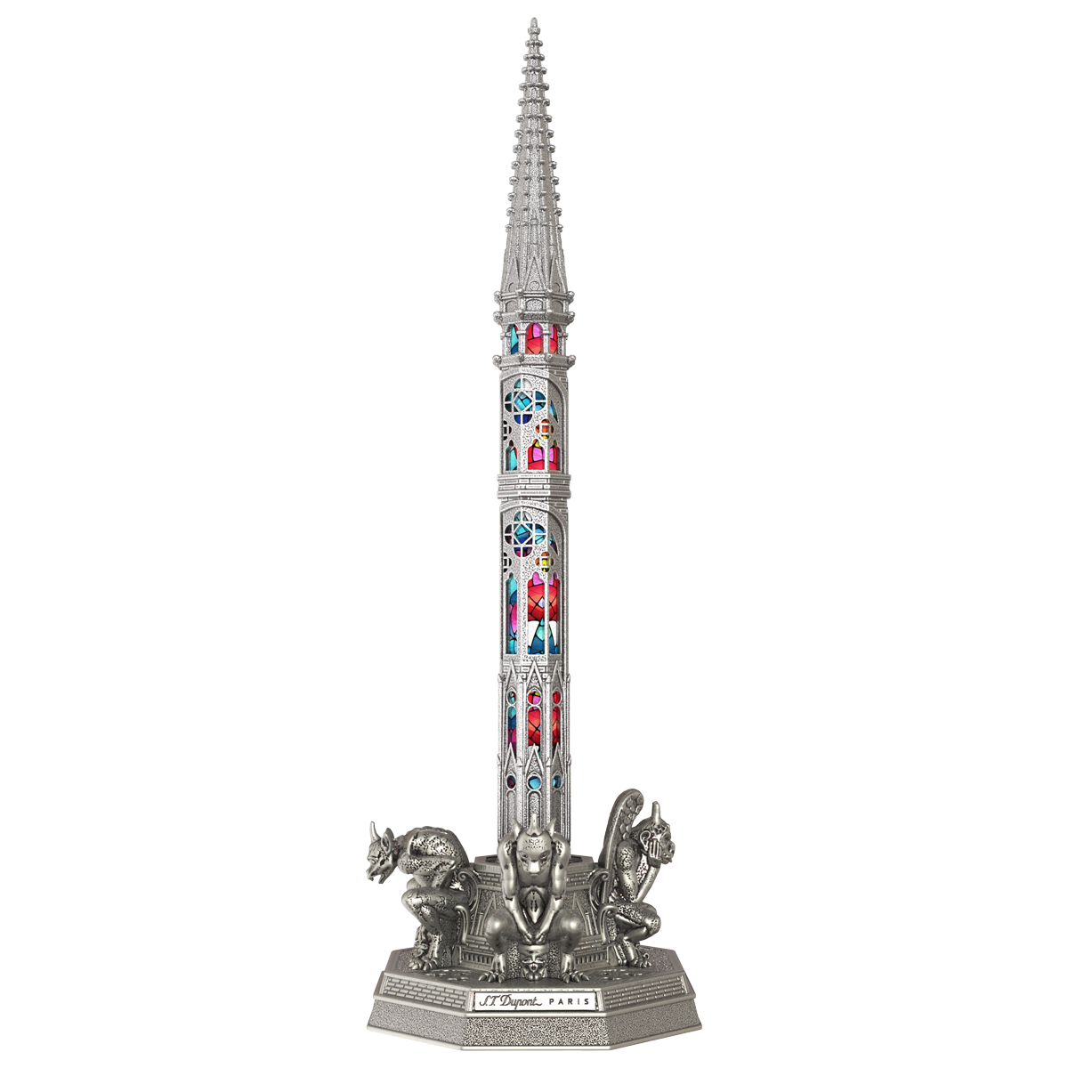 Перьевая ручка Notre Dame De Paris Architecture 241017 Цвет Многоцветный Перьевая ручка, белая бронза с патиной, посеребрением, лак | S.T. Dupont