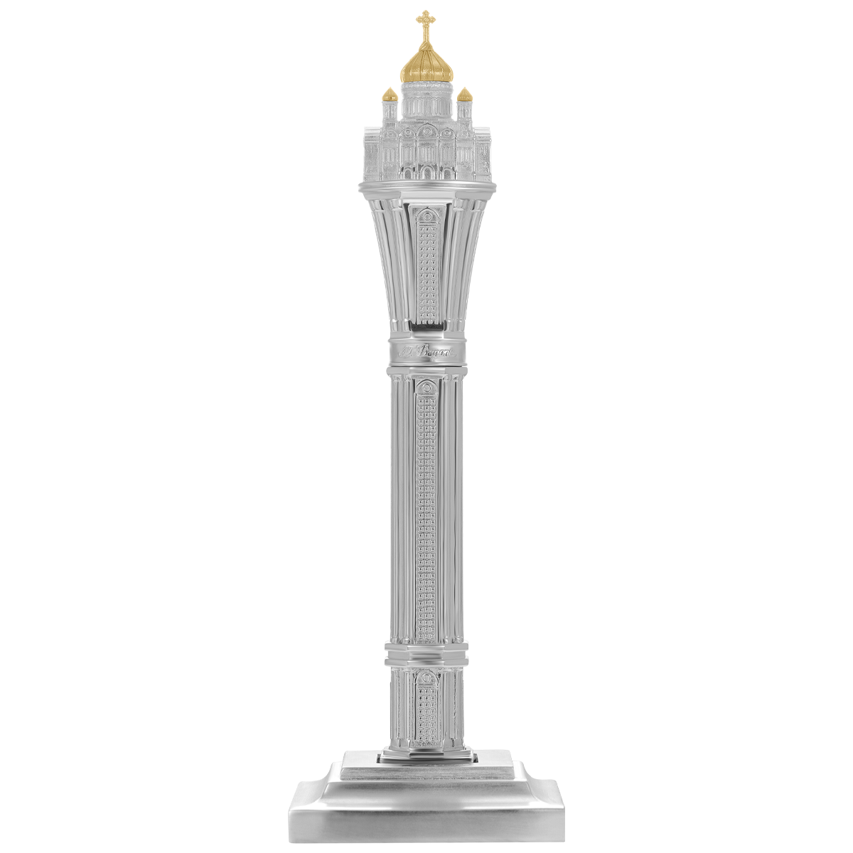 Ручка-роллер Храм Христа Спасителя Haute Creation 242010 Цвет Серебристый Покрытие родием, белая бронза, позолота | S.T. Dupont