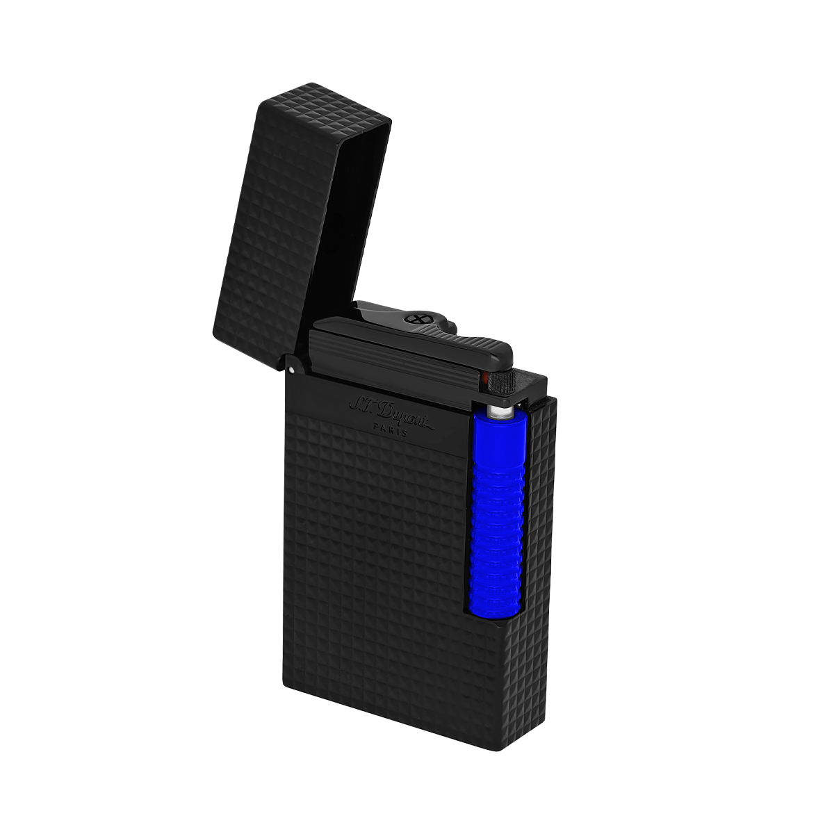 Зажигалка Fluo Le Grand S.T. Dupont C23071 Цвет Синий Отделка лаком, PVD-покрытие | S.T. Dupont