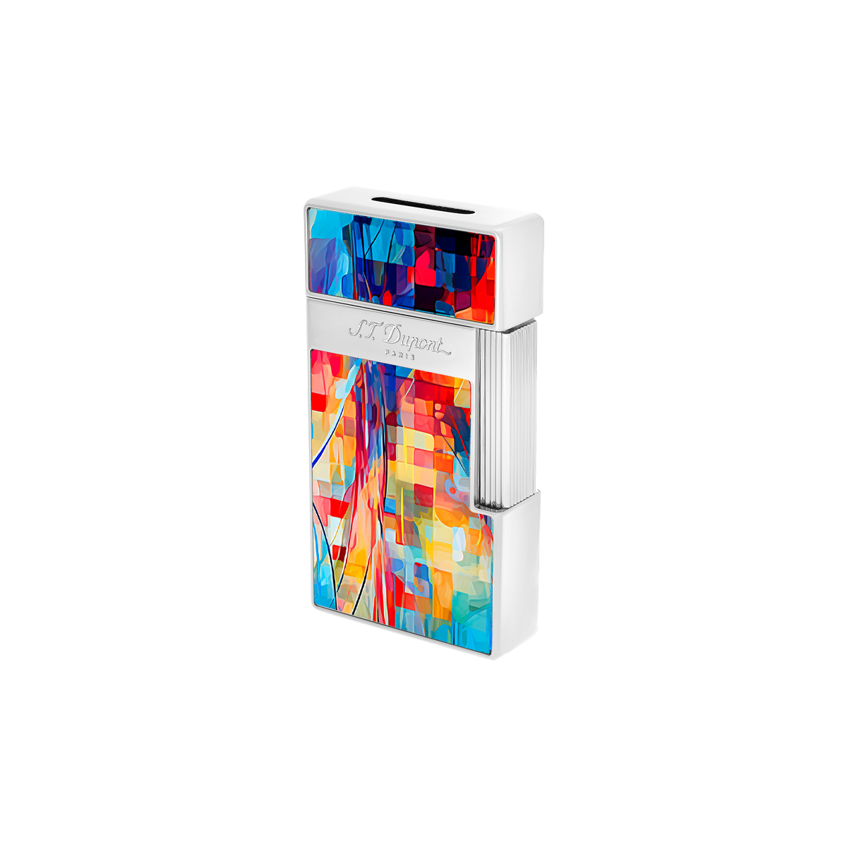 Зажигалка Graffity Biggy 25024 Цвет Многоцветный Отделка хромом и лаком | S.T. Dupont