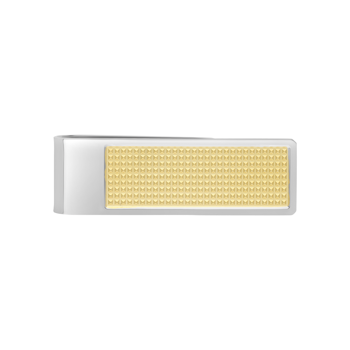 Зажим для денег Classic 3123 Цвет Серебристый Отделка сталью и позолотой | S.T. Dupont