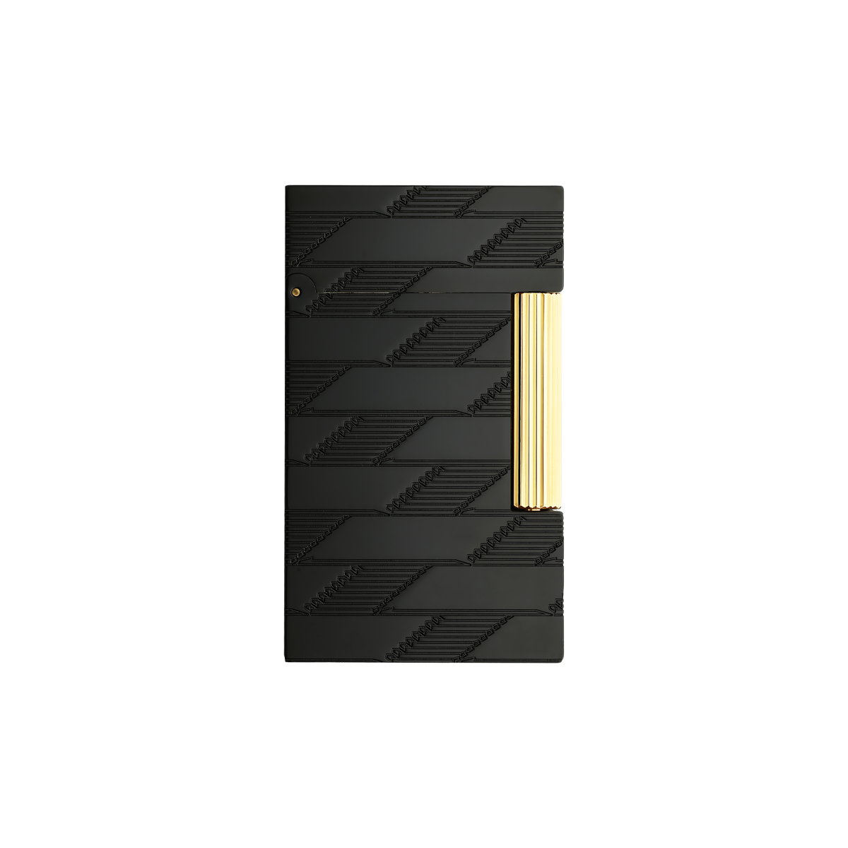 Зажигалка Monogram 1872 Ligne 2 C16179 Цвет Чёрный Отделка позолотой, чёрное PVD-покрытие | S.T. Dupont