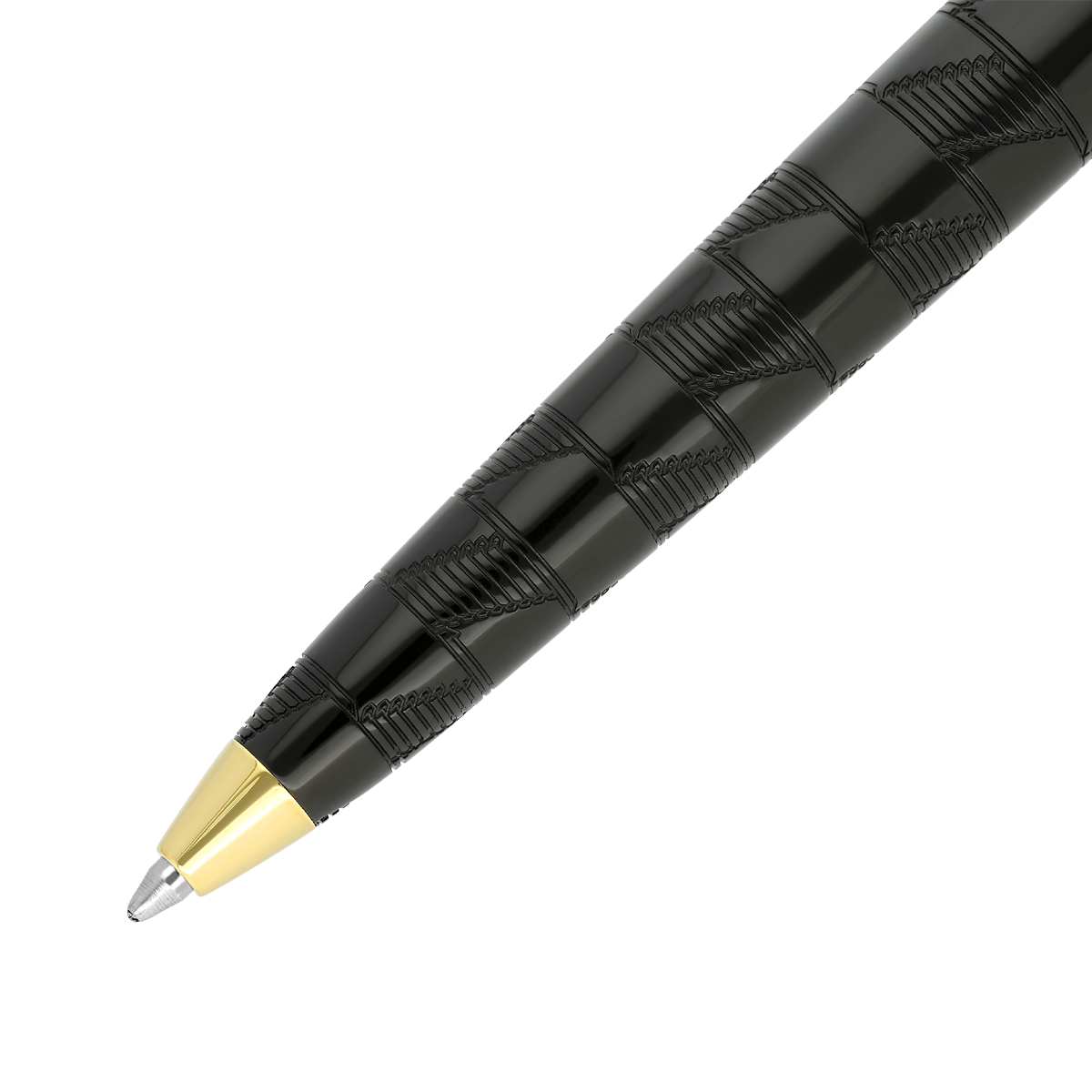 Шариковая ручка Line D 425023L Цвет Чёрный Шариковая ручка, позолота, PVD покрытие | S.T. Dupont