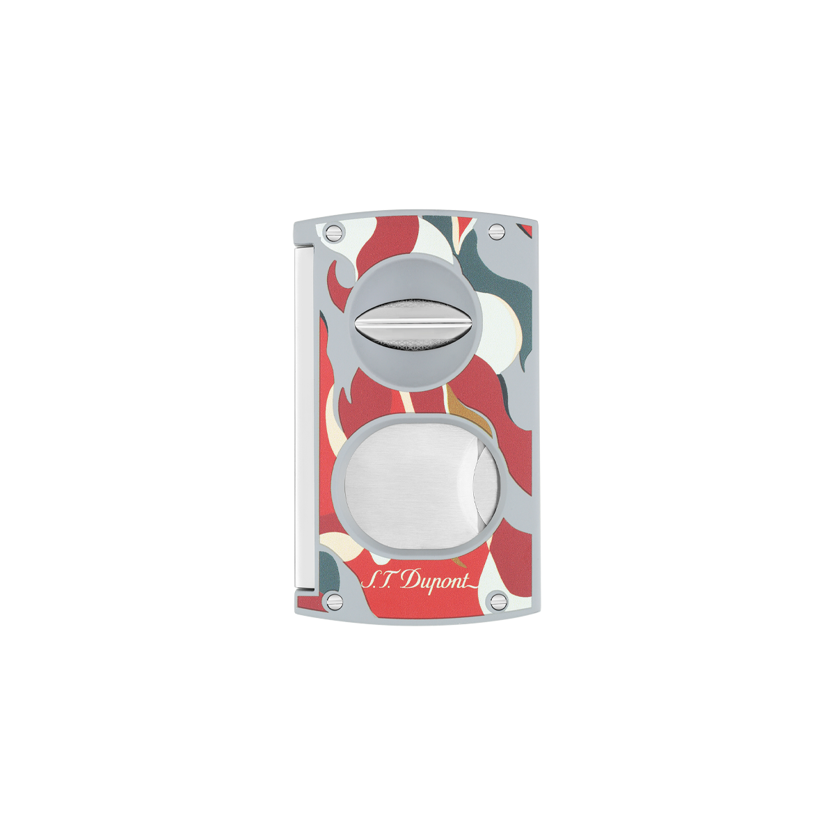 Гильотина для сигар Cigar Universe 3451R Цвет Красный Отделка хромом и матовым лаком | S.T. Dupont