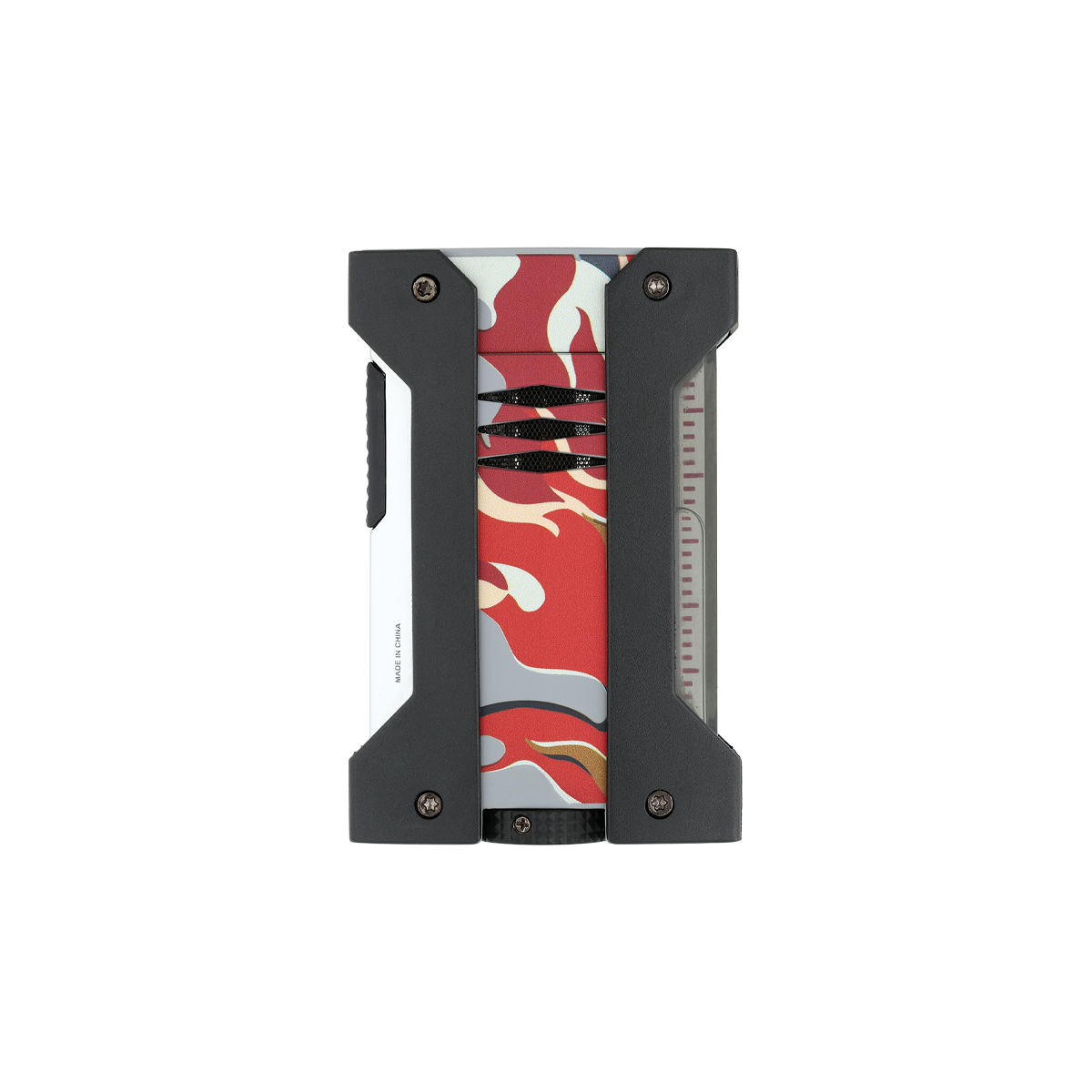 Зажигалка Defi Extreme 21451 Цвет Красный Отделка хромом, матовый бампер | S.T. Dupont