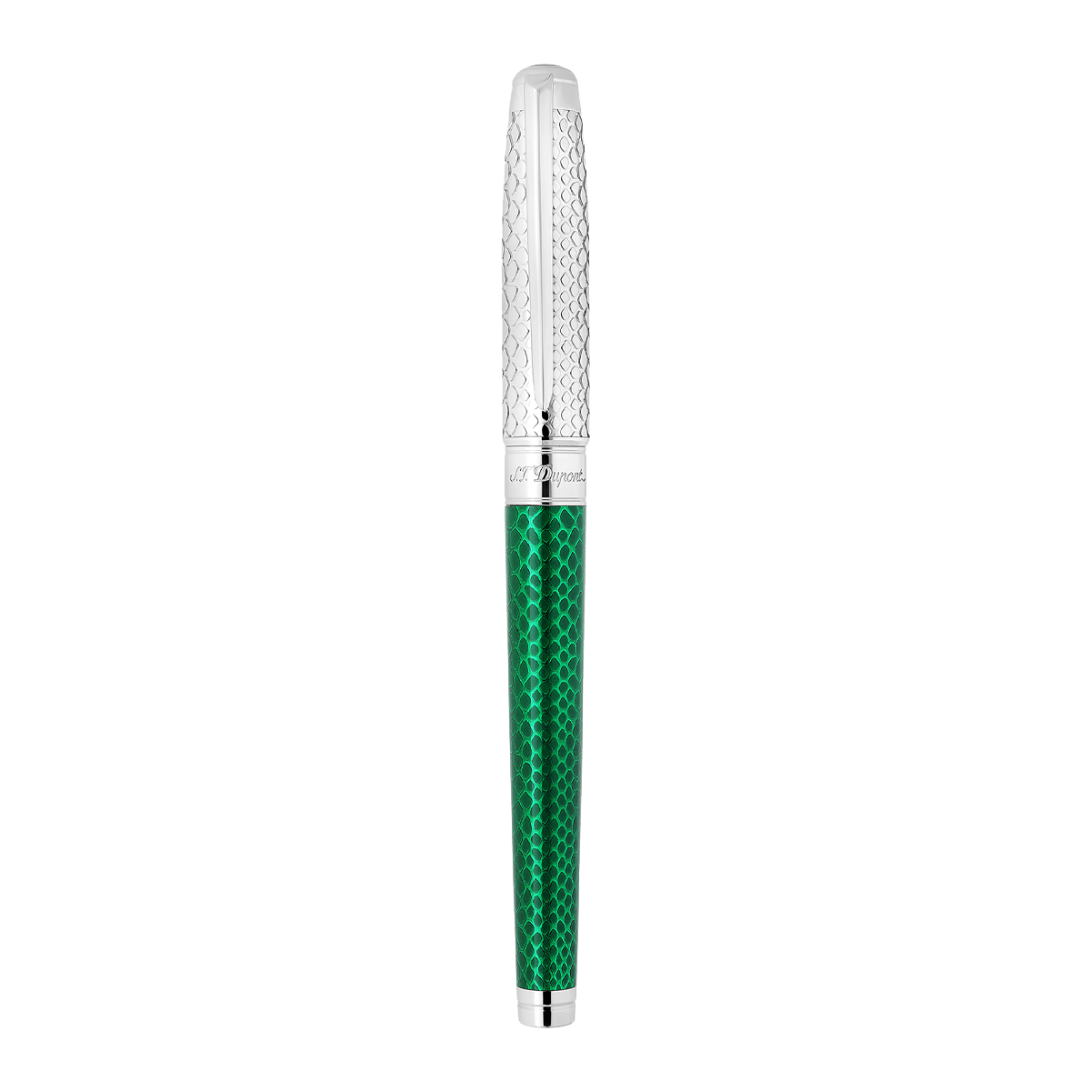 Перьевая ручка Line D 420078L Цвет Зелёный Покрытие палладием и натуральным лаком | S.T. Dupont
