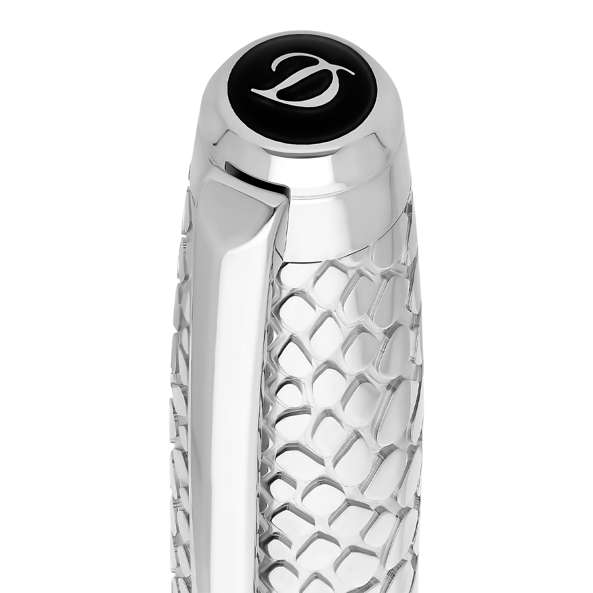 Шариковая ручка Line D 425079L Цвет Чёрный Покрытие палладием и натуральным лаком | S.T. Dupont