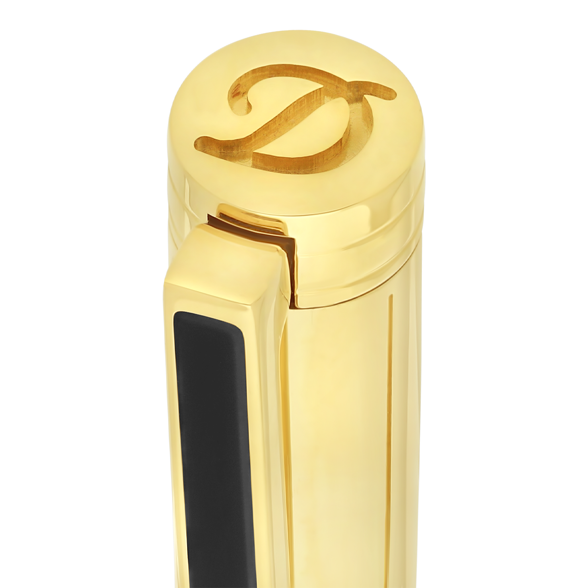 Шариковая ручка Classique 45076N Цвет Чёрный Отделка позолотой и лаком | S.T. Dupont