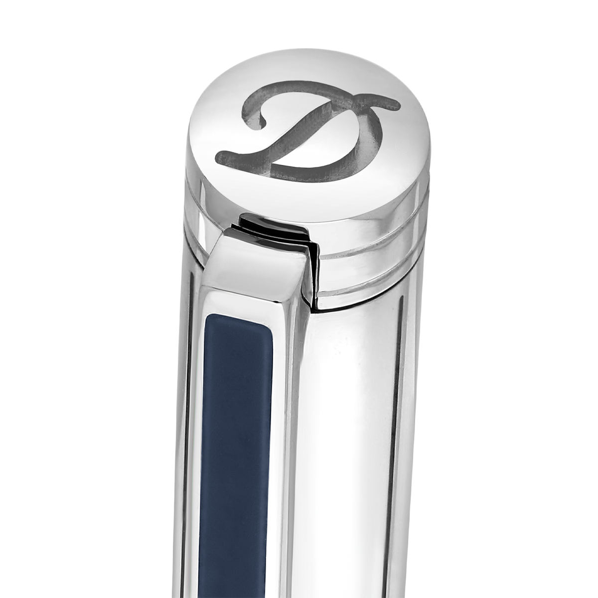 Шариковая ручка Classique 45077N Цвет Синий Отделка палладием и натуральным лаком | S.T. Dupont