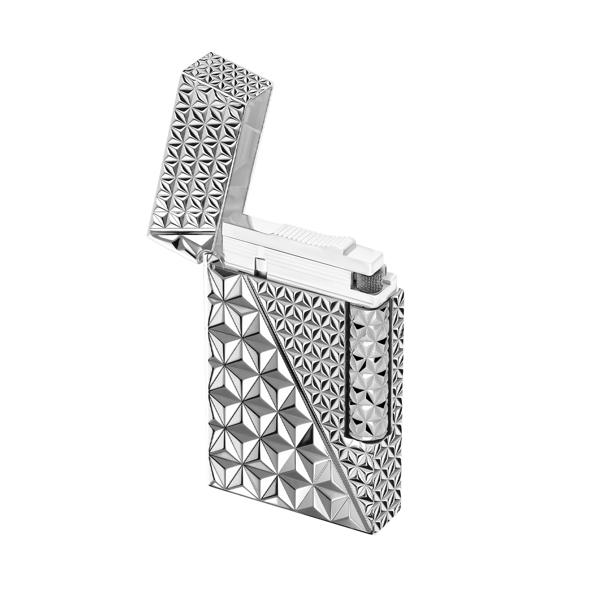 Зажигалка Ligne 2 C16645 Цвет Серебристый Отделка палладием | S.T. Dupont