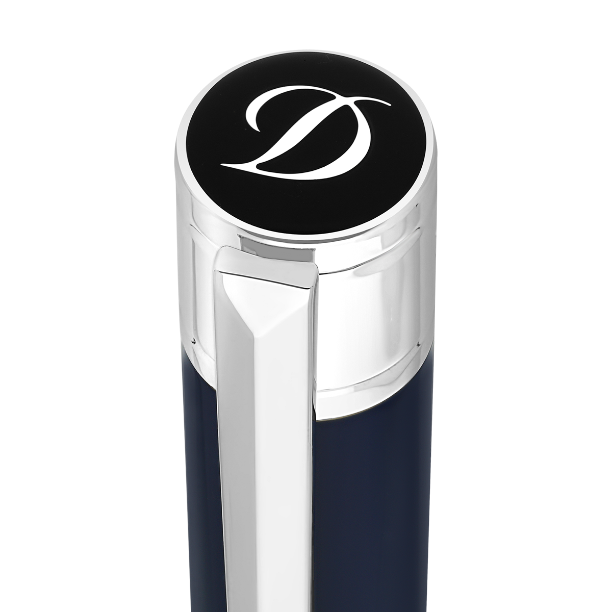 Шариковая ручка D-Initial 275205 Цвет Синий Отделка хромом и современным лаком | S.T. Dupont