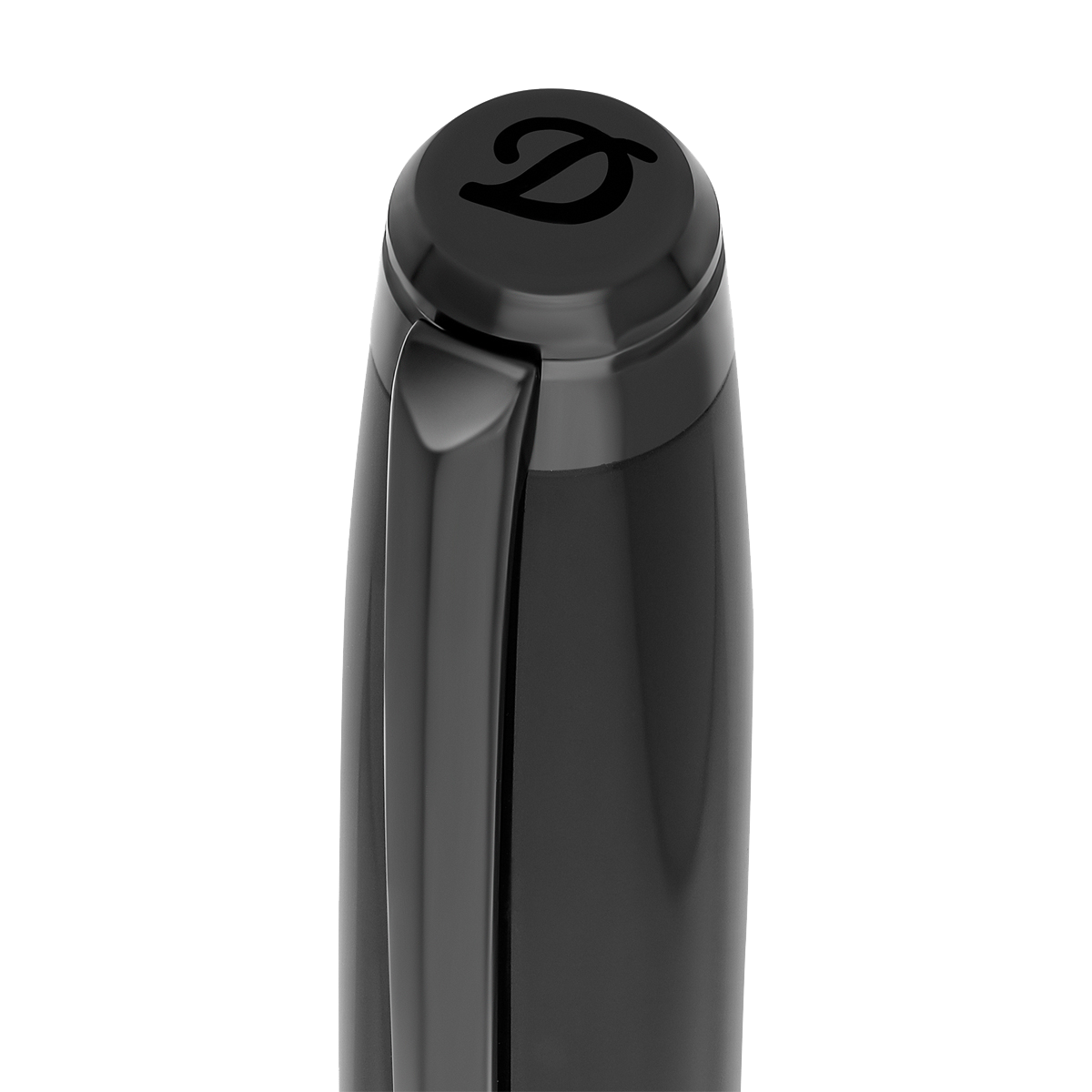 Перьевая ручка Line D 420216L Цвет Чёрный Покрытие глянцевым и матовым лаком | S.T. Dupont