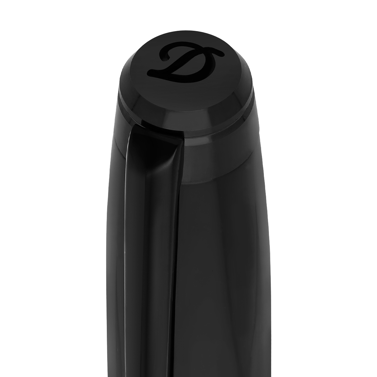 Шариковая ручка Line D 425216L Цвет Чёрный Отделка натуральным лаком | S.T. Dupont