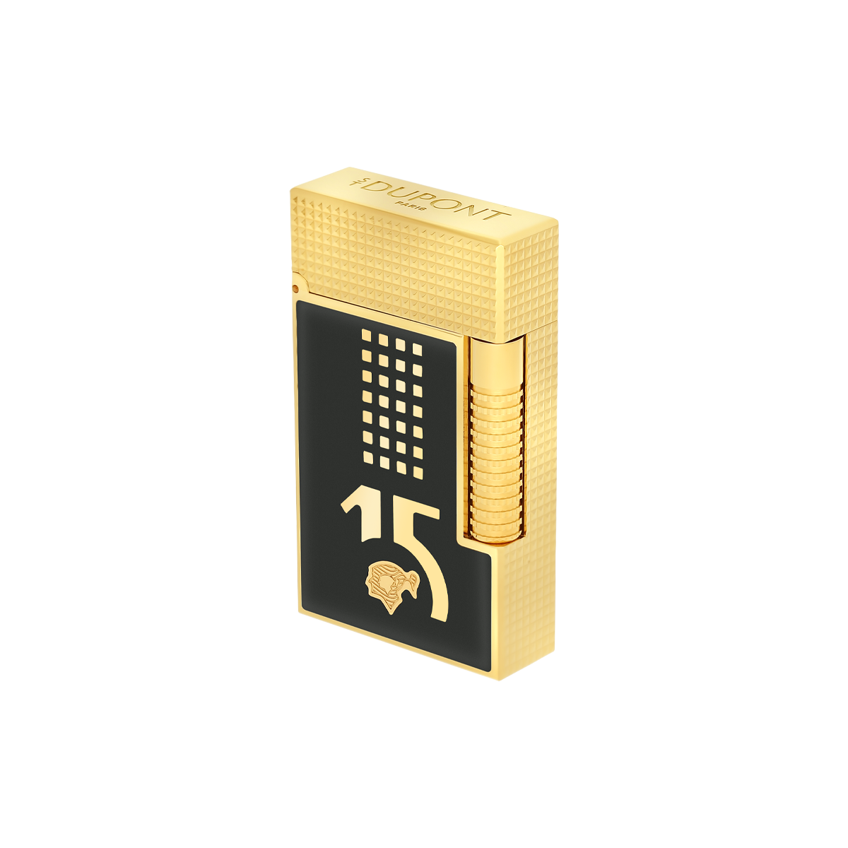 Зажигалка Le Grand S.T. Dupont C23003CL Цвет Чёрный Отделка позолотой и лаком | S.T. Dupont