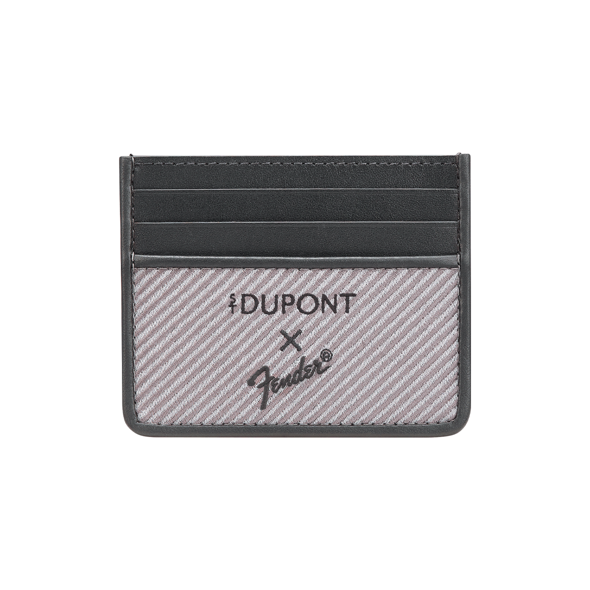 Чехол для кредитных карт Fender 1FE683BK1 Цвет Серый Гладкая кожа, канва | S.T. Dupont