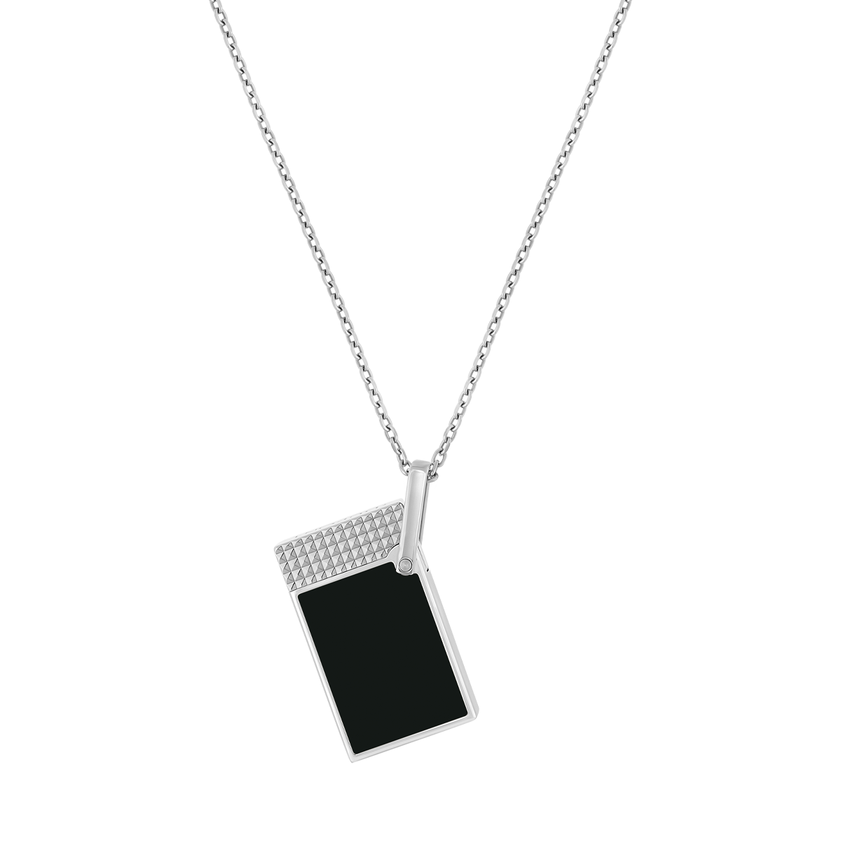 Зажигалка Classic K27076CH Цвет Чёрный Отделка хромом и лаком | S.T. Dupont