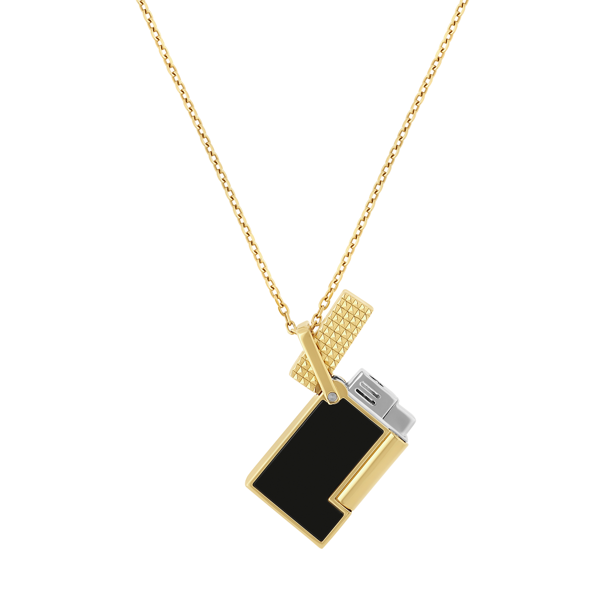 Зажигалка Classic K27077CH Цвет Чёрный Отделка позолотой и лаком | S.T. Dupont