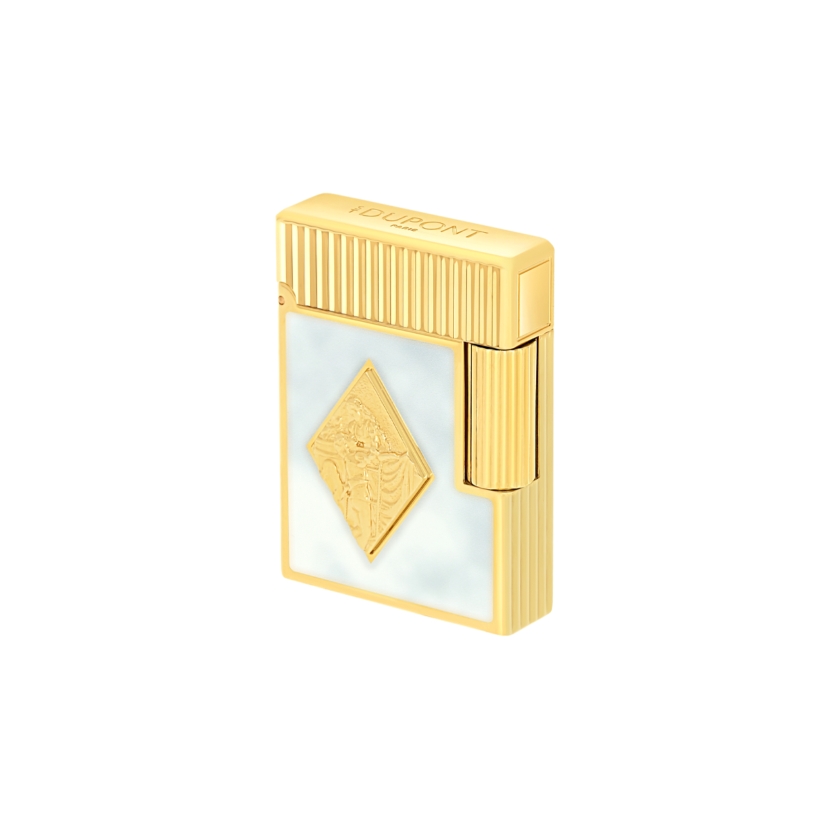 Зажигалка Romeo y Julieta Ligne 1 C14050CL Цвет Белый Отделка позолотой и лаком | S.T. Dupont