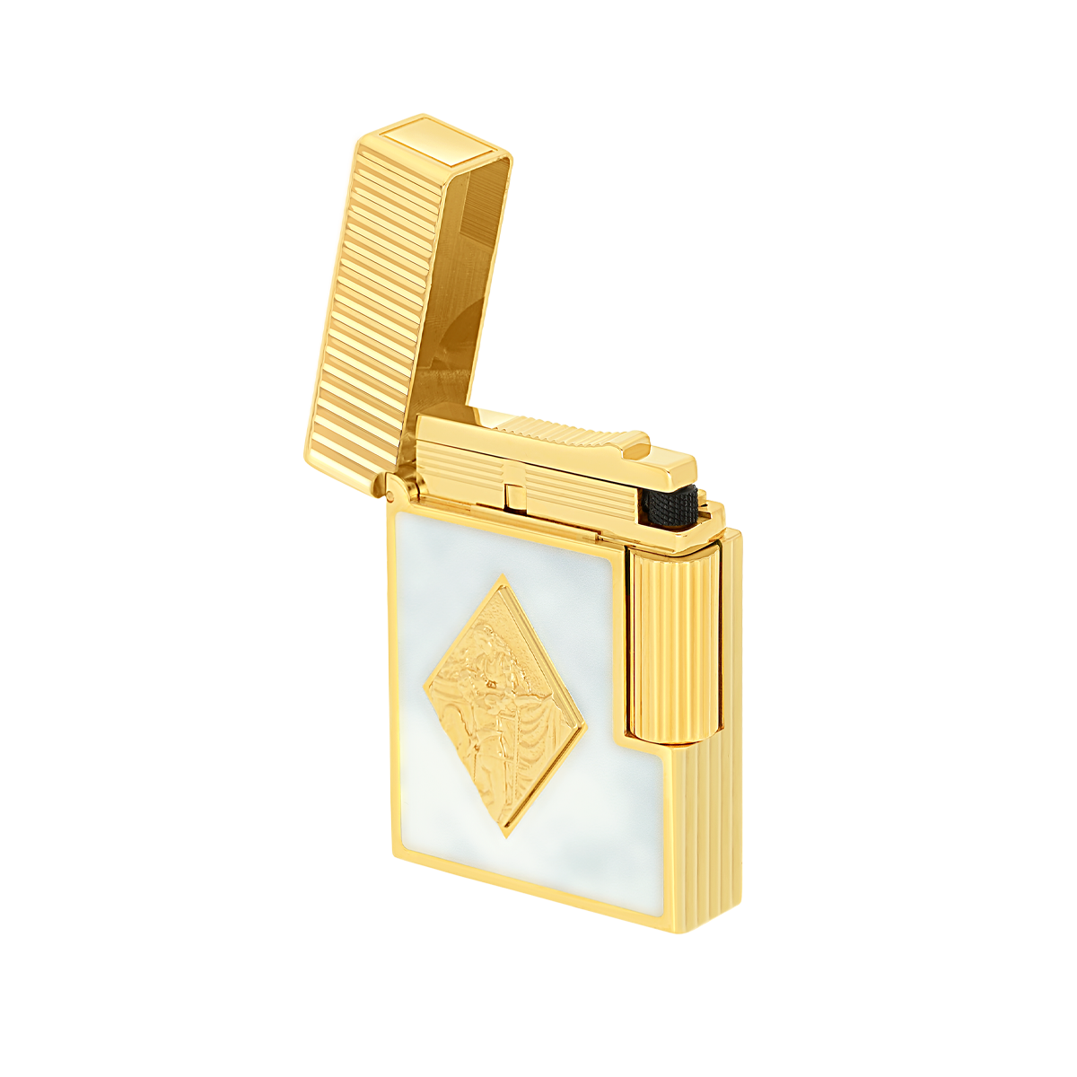 Зажигалка Romeo y Julieta Ligne 1 C14050CL Цвет Белый Отделка позолотой и лаком | S.T. Dupont