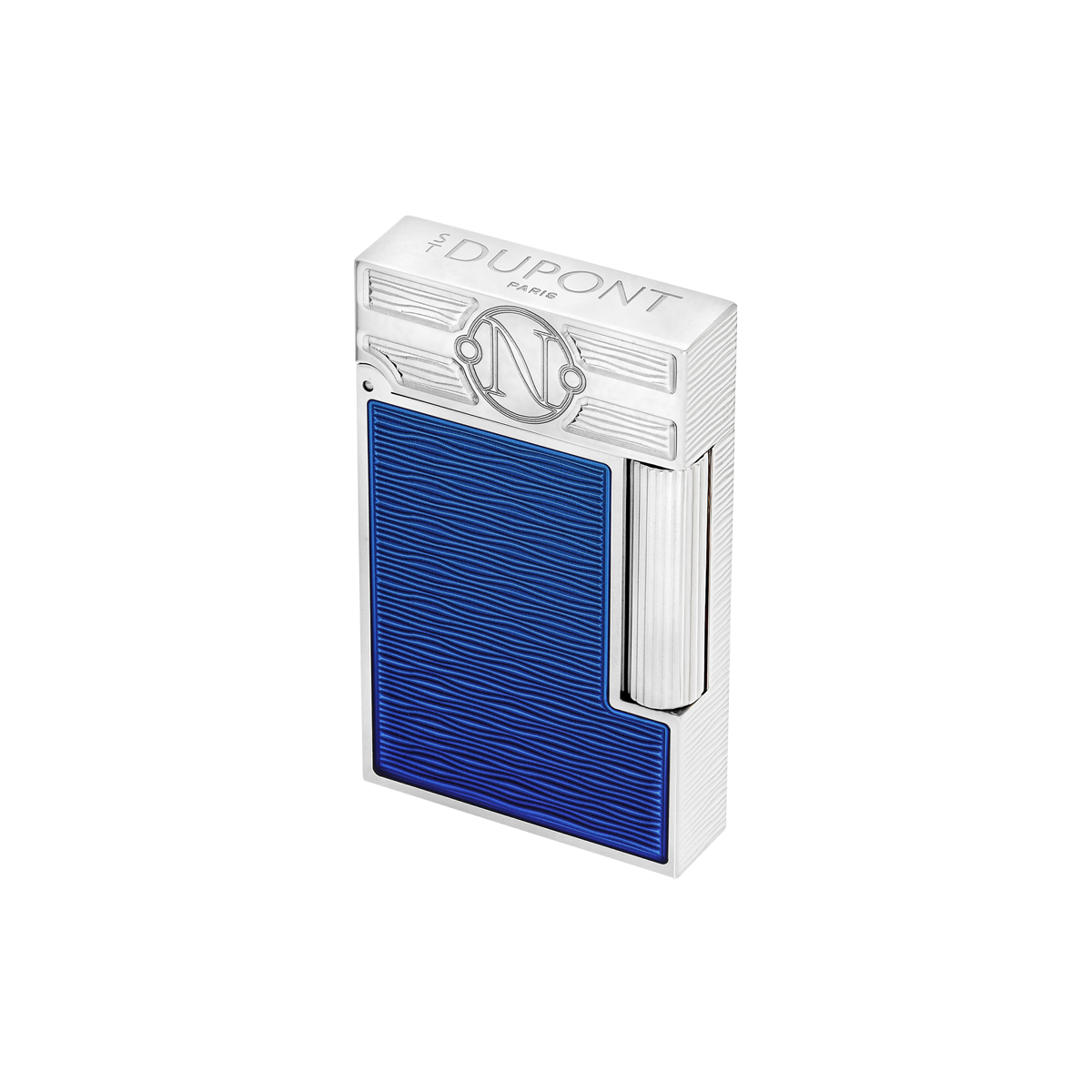 Зажигалка Gulfstream 20,000 Leagues Under The Sea C16051CL Цвет Синий Отделка палладием и натуральным лаком | S.T. Dupont